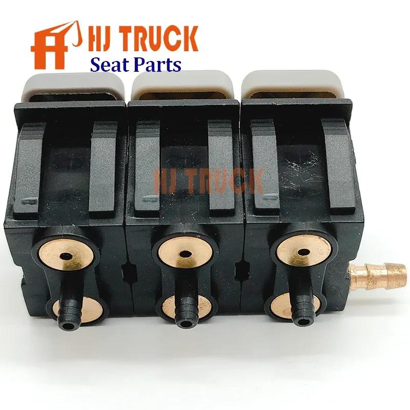 OE: 1140080 A00091983 0019104130 136985 For Grammer 90.6 Lumbar Triple Air Control Valve For MAN/MERCEDES-BENZ TRUCK switch