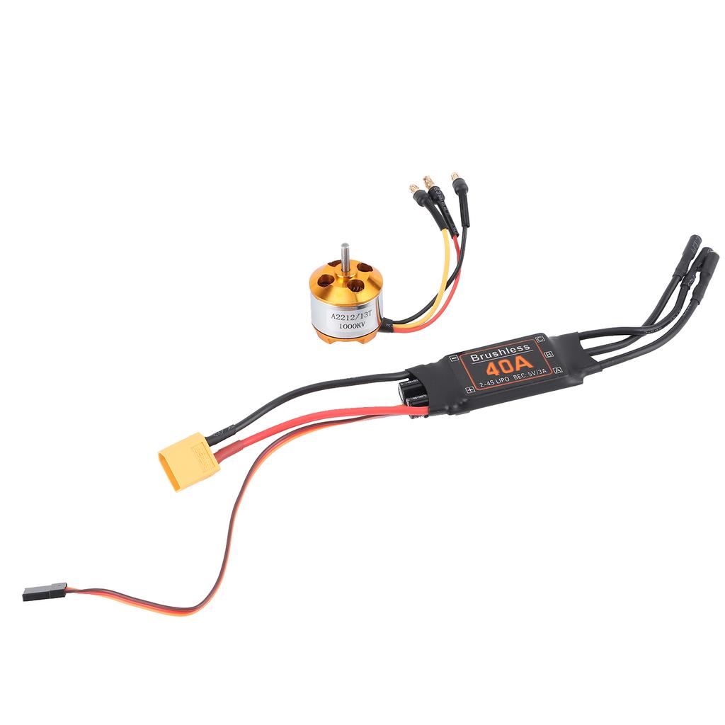 2212 1000KV Motor 40A Brushless ESC Set Accessories for RC Drone Helicopter FPV Model
