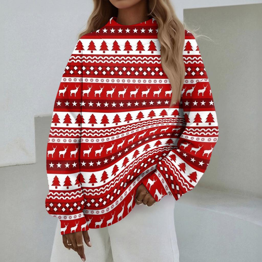 Женский свитшот с воротником-стойкой, осенний, удобный, оверсайз, нарядный пуловер, свитшоты без капюшона, уютные топы с высоким воротником