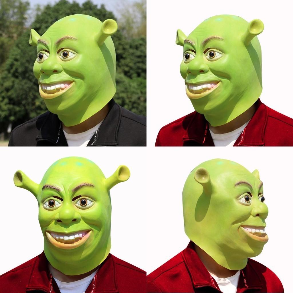 Costume Shrek Mask Mask Cosplay Costume Accessories Halloween Necessities Daily