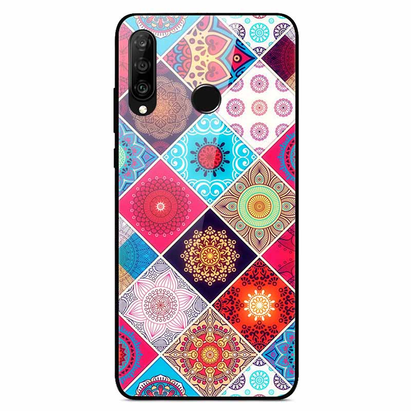 Для чехлов Huawei P30 Lite P30Pro P20pro P20Lite Роскошные закаленные стеклянные жесткие задние чехлы для Huawei P20 Pro P30Pro Fundas Capa P20