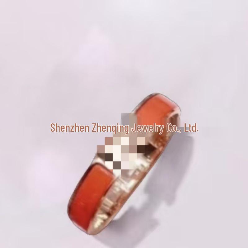 Эмалевый браслет с буквой H, покрытый 18 каратным золотом - Классическая мода, Различные цвета, Идеально для пар