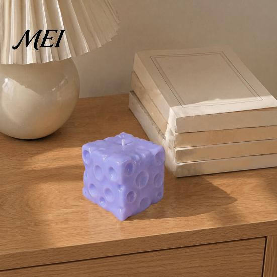 Office Desk Toys Blueberry Cheese Squeeze Toy, Stress Relief Block Sensory Slow Fidget Rising Cube Pinch Toy for Home Focus Aid
