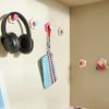 Flower Shape Suction Cup Hook, No-Drill Plastic Cabinet Handles, Rotatable Knob Adjustable Buckle for Kitchen Bathroom