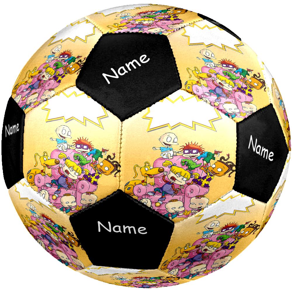 Custom Name Rugrats Theme Size 5 Soccer Ball, Suitable for Both Indoor and Outdoor Matches, a Gift Suitable for Everyone.