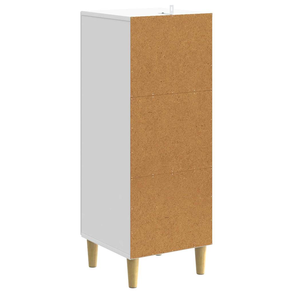Sideboard White 33 x 34.5 x 90 cm Engineered Wood