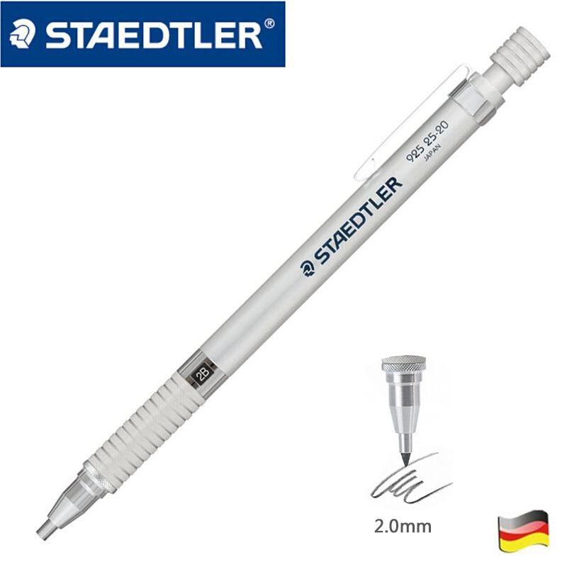 Механический карандаш Staedtler 925, полностью металлический, с низким профилем, 0,3/0,5/0,7/0,9/1,3/2,0 мм, для профессионального эскиза и технического черчения