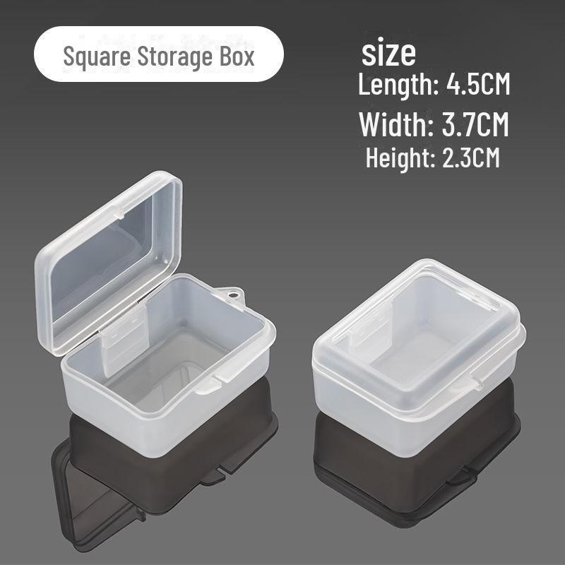 Прозрачный пластиковый футляр для хранения берушей и ювелирных изделий