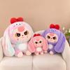New Baby Three-Baby Pops Mart Plush Toys Large Pillow Sleeping with Dolls Dolls Girls