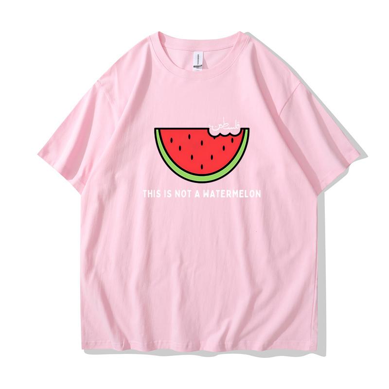 Футболка «Это не арбуз» Забавные футболки с рисунком арбуза Женская одежда с рисунком из мультфильмов Футболка с рисунком манги