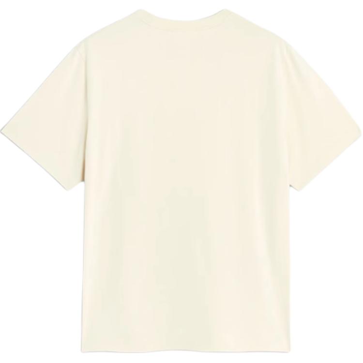 Maison Kitsune Ss25 Solid Color Mid-Length Short Sleeve T-Shirt Men Tops Warm-Sand MM00125KJ0008-0114