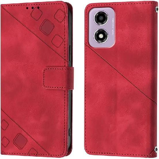 Чехол для Motorola E14 4G, Кожаный чехол-кошелек из ПУ, Держатель для кредитных карт, Подставка, Ударопрочный откидной магнитный чехол, Мужской Женский Чехол для телефона для