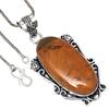 Pendant Wild Horse Jasper Gemstone Handicraft Valentine'Day Silver Jewelry 2.5"