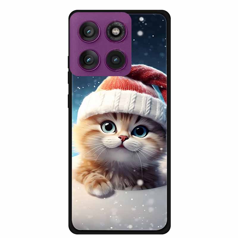 6.7" For Motorola Edge 60 Pro 5G Case Coque Shockproof Black Silicone TPU Soft Back Cover For Motorola Edge 60Pro Phone Case Bag