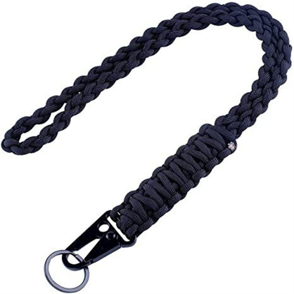 Parachute Rope Olecranon Lanyard Metal Clip Umbrella Rope Keychain Mountaineering