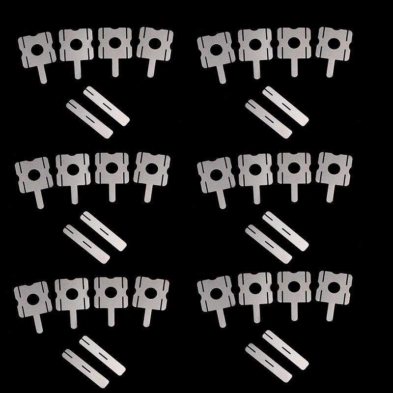 2/5 Sets For Makita Nickel Plated Steel Strap Strip Sheets Spot Welding Nickel Plate Battery Plating Nickle Sheet