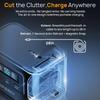AFERIY Nano100 Портативная электростанция, 100 Вт 99.2 Вт·ч, Телескопический кабель Type-C, Можно брать на борт самолета, Полная зарядка за 1.5 часа