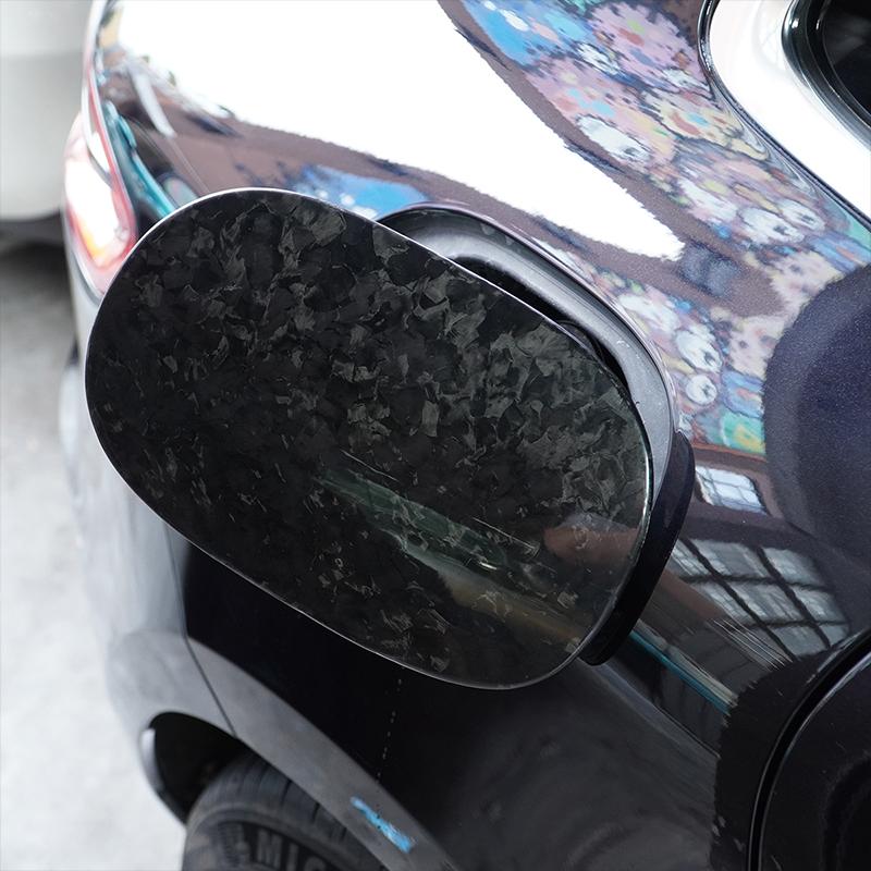Для Porsche MACAN 2014-2023 настоящая крышка топливного бака автомобиля из углеродного волокна, крышка топливного бака, наклейка на отделку автомобиля