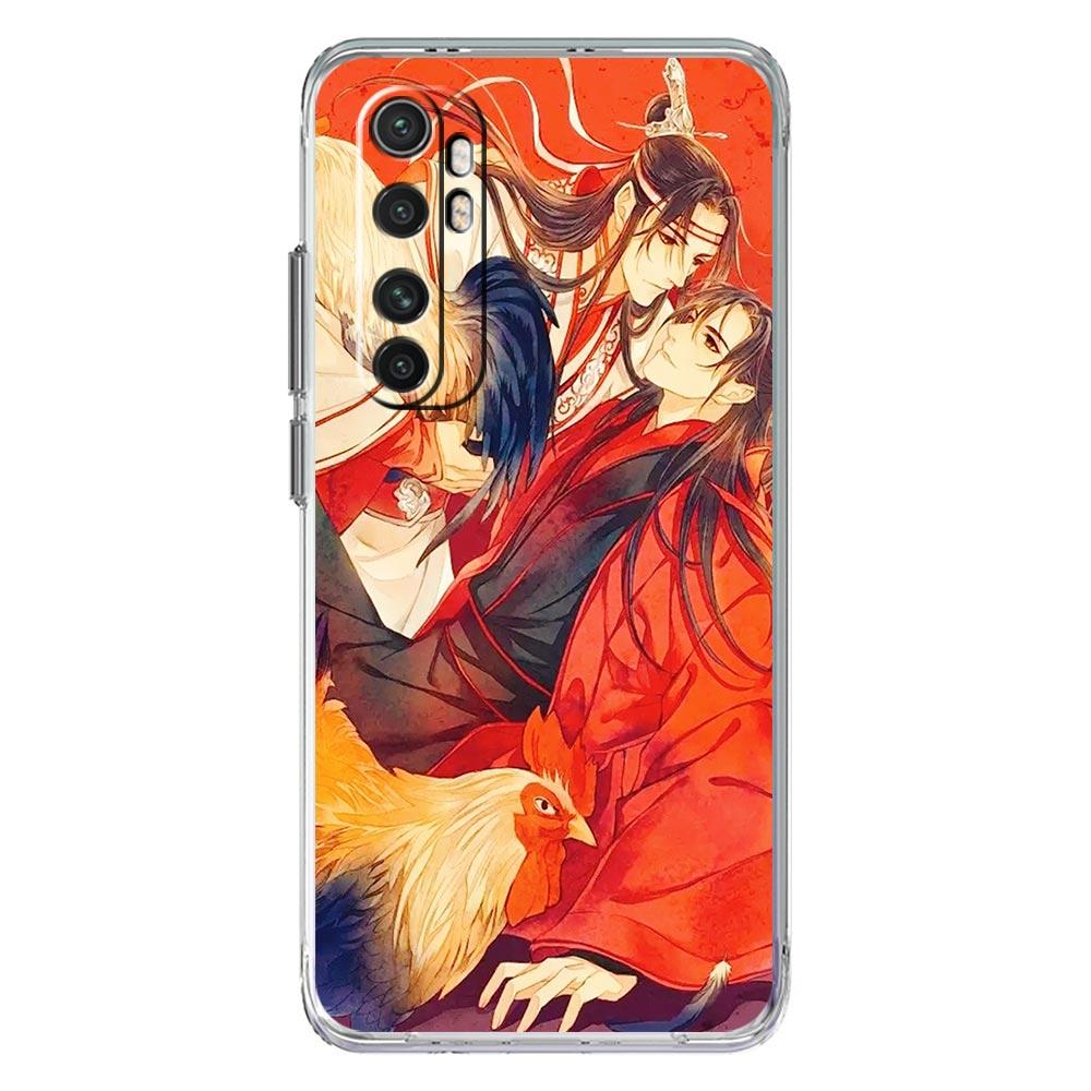Mo Dao Zu Shi Wei Wuxian Anime Phone Case For Xiaomi Mi 12T 10 12 Lite 11 Ultra 11X 11T Pro 11i Poco X4 X3 NFC F3 M3 M4 5G Cover