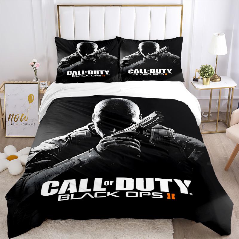 Call Duty Black Ops Ii Print 3Pcs Bedding Setduvet Cover With 2 Bedropillowcase Home Birthday Gift