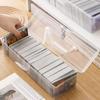 Plastic Game Cards Storage Box Transparent Game Card Organizer