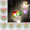 Light Handmade Floral Lamp Pomegranate Bottle Colorful Little Night Light LED Mushroom Night Lights