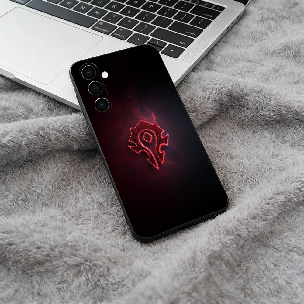 W-O-W-World- of -Warcraft Черный Мягкий Силиконовый Чехол для Телефона для Samsung Galaxy A73, A71, A72, A70, A53, A52, A51
