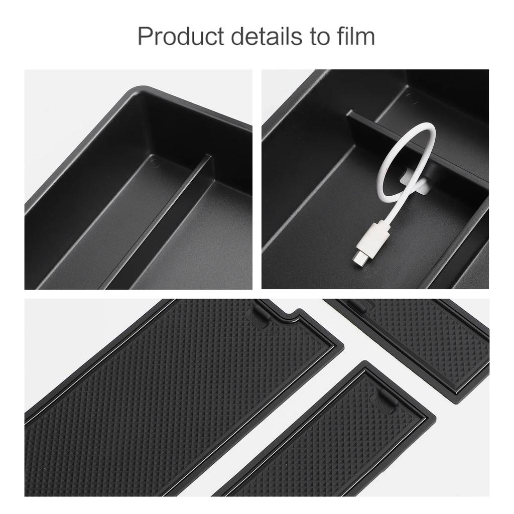 Для Xpeng G6 Car Center Console Lot Armrest Storage Box Organizer Interior Accessories Stowing Tidying Black Car Accessories