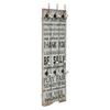 VidaXL Wall-mounted Coat Rack with 6 Hooks 120 X 40 Cm THANK YOU