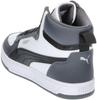 Кроссовки Puma Caven 2.0 Mid (392291) белый/черный/сильно серый/пума серебристый