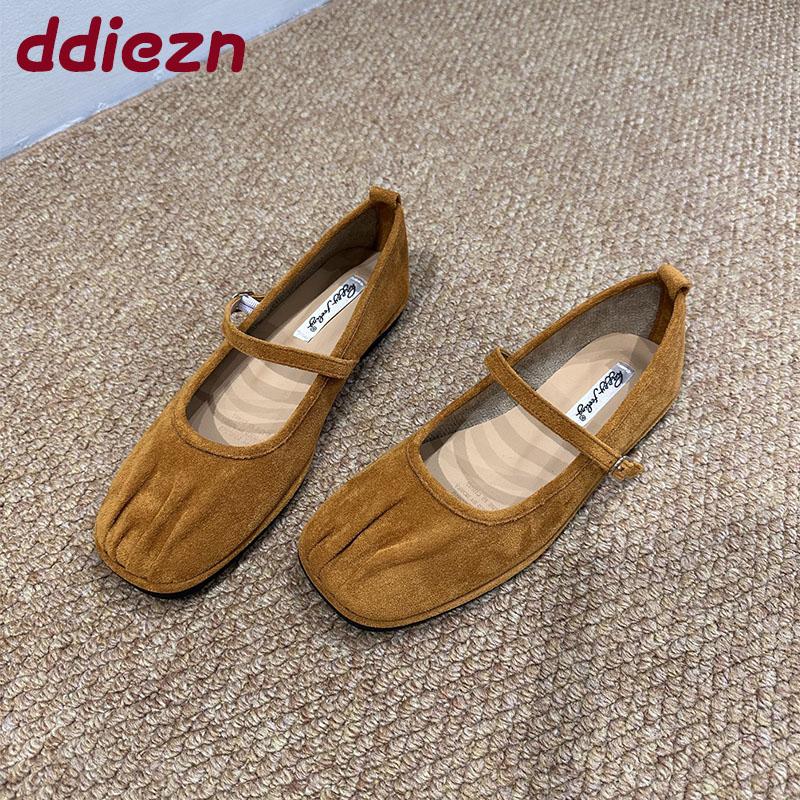 Мода Мода Плиссированные Женские Туфли Мэри Джейн Балетки с Квадратным Носком Женская Мягкая Обувь Неглубокие Женские Балетки С Обувью леди