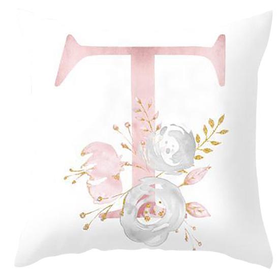 Английский алфавит с цветочным принтом наволочка на пояс наволочка для свадебной кровати