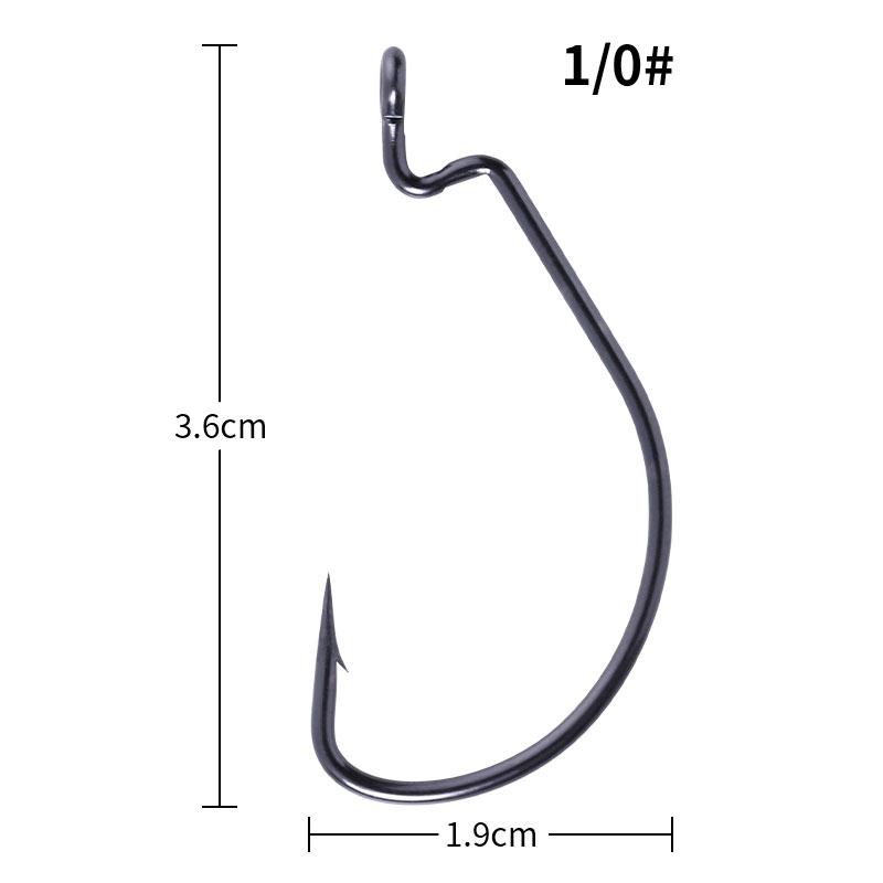 HENGJIA 30PCS/lot Red/Silver Fishing Hook with 5 Different Weight Feather Fishing Tackle High Carbon Steel Hooks Accessories