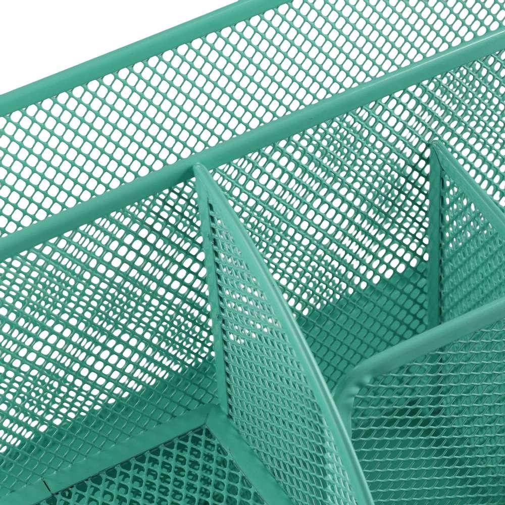 Metal Mesh Multi Grid Pen Holder Creative Sundries Storage Box  School Office