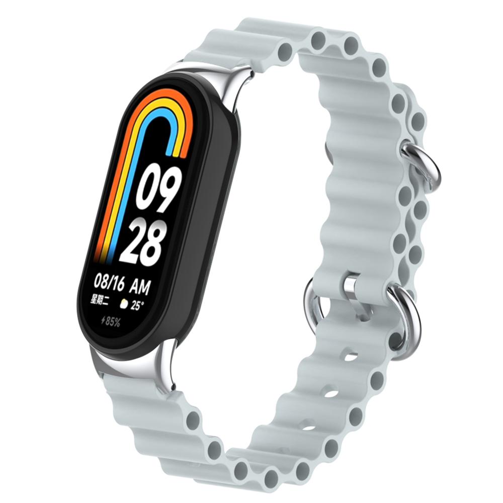 For Xiaomi Smart Band 9 NFC/9/8 NFC/8 Ocean Band Adjustable Loop Sport Watch Strap with Connector