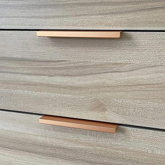 4 шт. скрытые ручки для шкафа, полированная поверхность, простая установка, невидимые ручки для мебели, ручки для шкафа