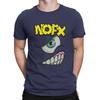 Мужская футболка NOFX Винтажная хлопковая футболка с коротким рукавом Альтернативная поп-рок группа Круглый вырез Летняя модная футболка