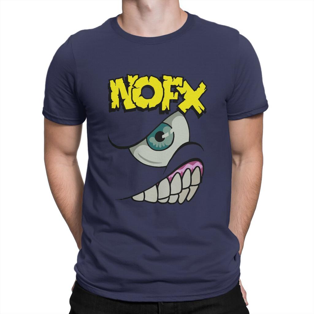 Мужская футболка NOFX 1994 Винтажная хлопковая футболка с коротким рукавом Альтернативная Поп-рок группа 80-х Футболки Топы с круглым вырезом Графические