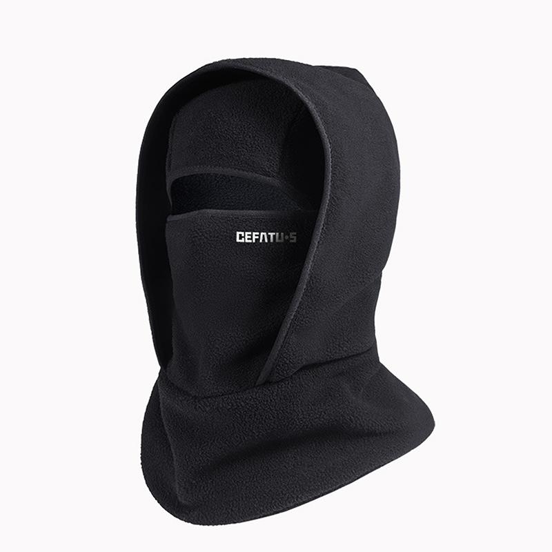 Winter Warm Cap For Men Women Fleece Balaclava Hat Head Cover Neck Hat Motorcycle Bike Windproof Sports Scarf Caps