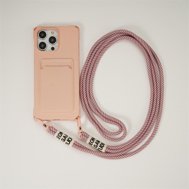 Кошелек через плечо с отделением для карт, жидкий силиконовый чехол для iPhone 15 14 13 12 11 Pro Max 15 14 Plus XS Max XR X 6s 7 8 Plus, силиконовый мягкий чехол с ремешком на веревке