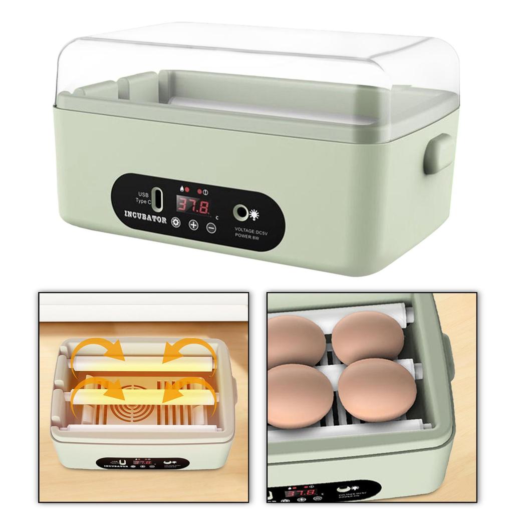 Chicken Eggs Incubator, Hatcher, Poultry Digital Incubator for Birds