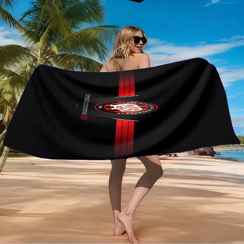 Atletico Paranaense Crest Beach Towel Microfiber Beach Towel, Lightweight and Quick-Dry, for Summer Travel, Swimming Pool Fan Birthday Gift