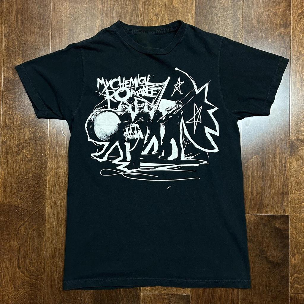 НОВЫЙ футболка с принтом группы My Chemical Romance The Black Parade, размер S-5XL, фанатская, унисекс