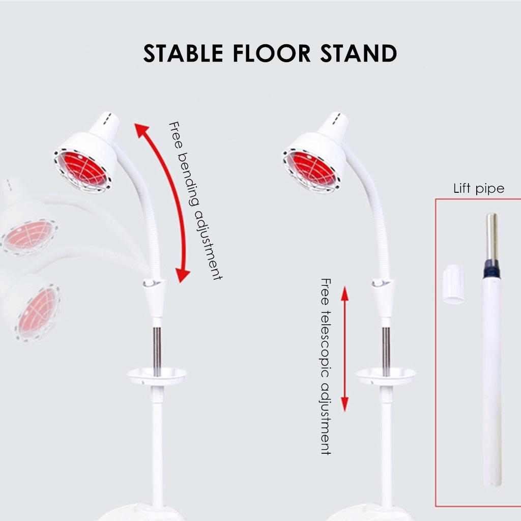 Напольная подставка 110 В-240 В, инфракрасная температура, световая терапия, тепловая лампа, облегчение боли, 275 Вт