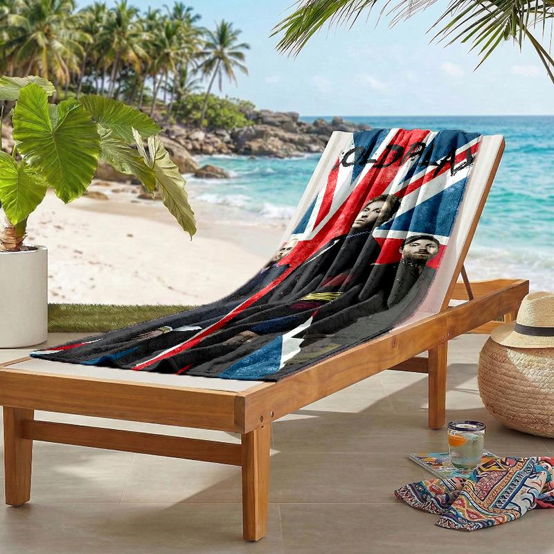 Coldplay Fashion Beach Towel: Ideal for Summer Adventures Soft, absorbent and quick drying suitable for swimming and bathing
