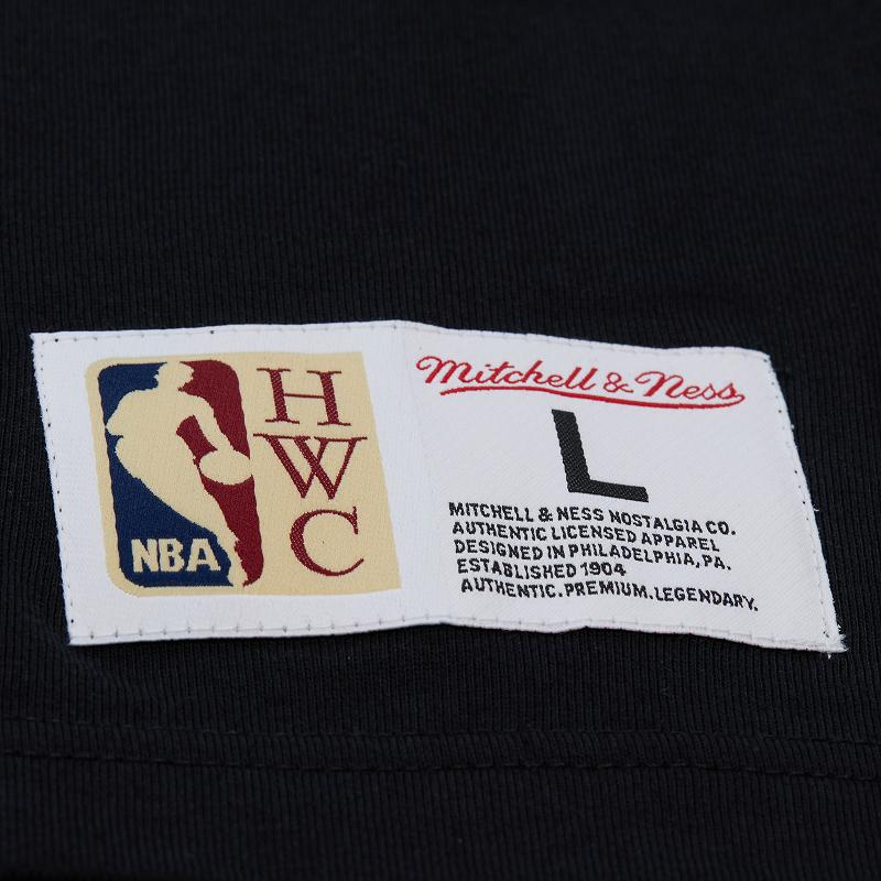 Mitchell Ness Футболки Унисекс Toronto Raptors С круглым вырезом FC9288-TRABLCK