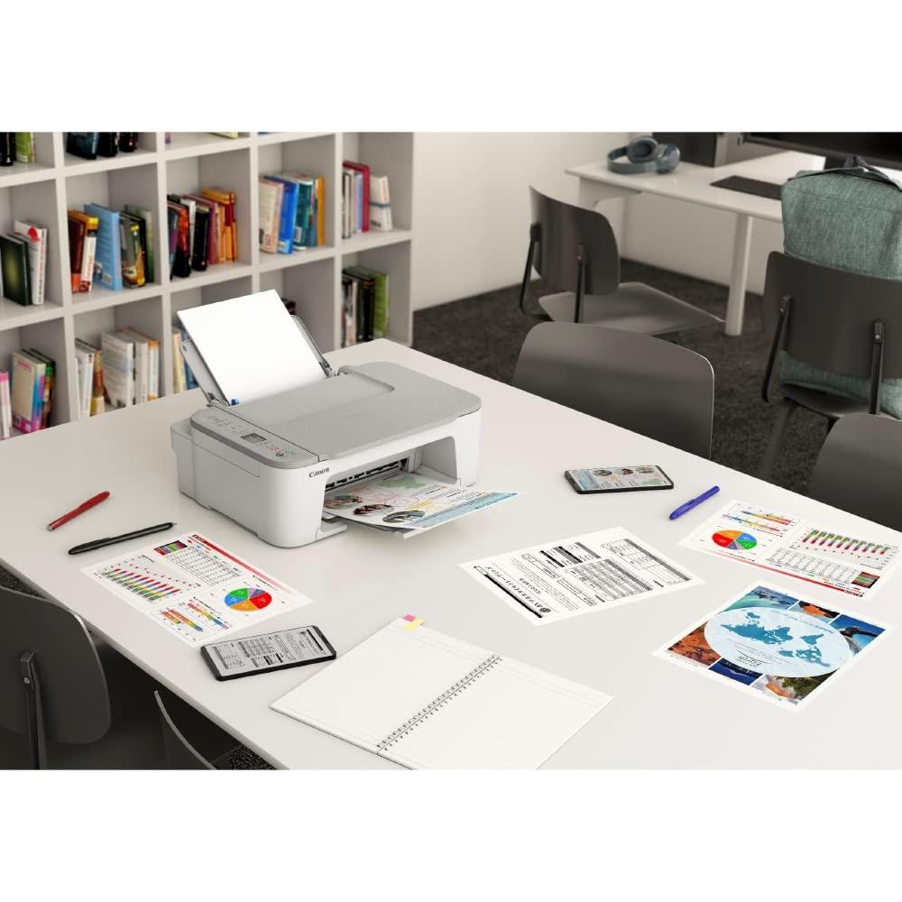Canon Принтер A4 струйный многофункциональный принтер PIXUS TS3530 Белый Wi-Fi совместимый Для удаленной работы модель 2022 4 цвета, встроенный, совместимые чернила BCI-365