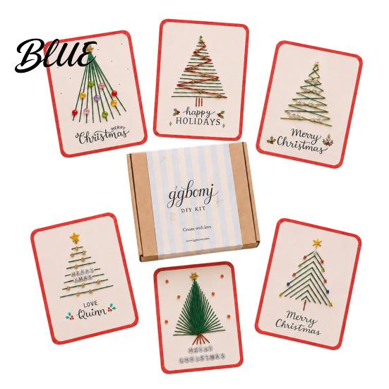 Набор для вышивки крестом «С Рождеством» DIY, Набор для вышивания greeting art для начинающих с дизайном елки, Праздничный набор для начинающих