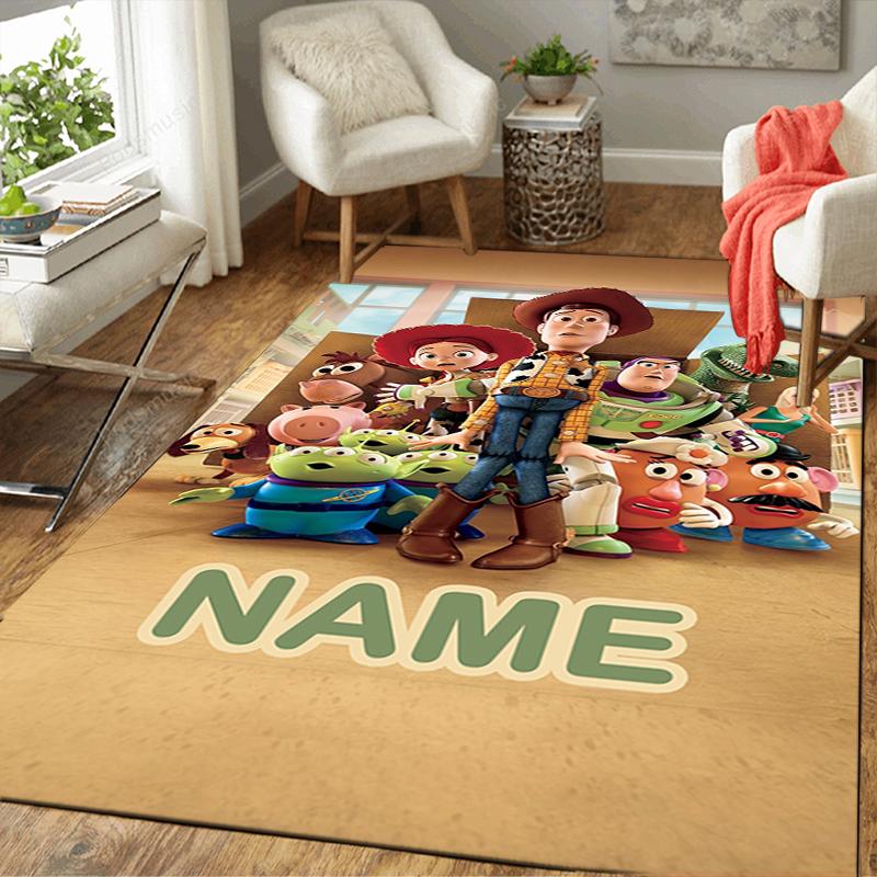 Custom 1Pc Toy Story Characters Rug Office Carpet Indoor Outdoor Entrance Doormat Nonslip Soft And Comfortable Living Room D916334