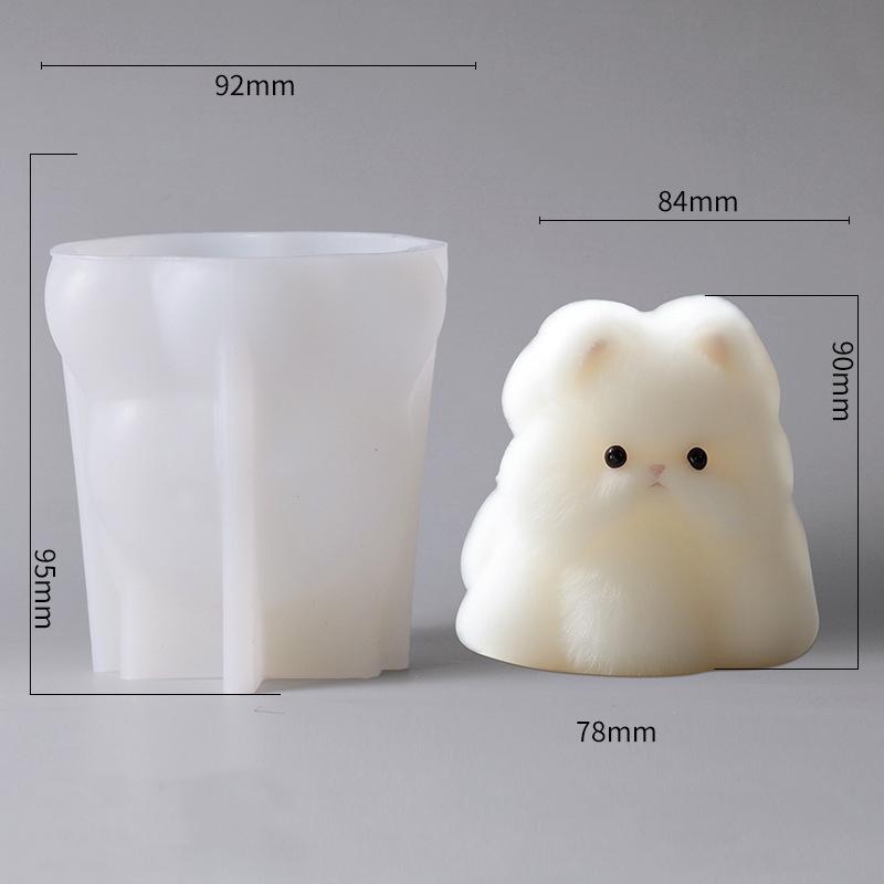 1 упаковка силиконовая форма для пудинга в виде кошачьего молока, миска для желе, милый торт, белая форма для холодного льда, аксессуары для украшения торта